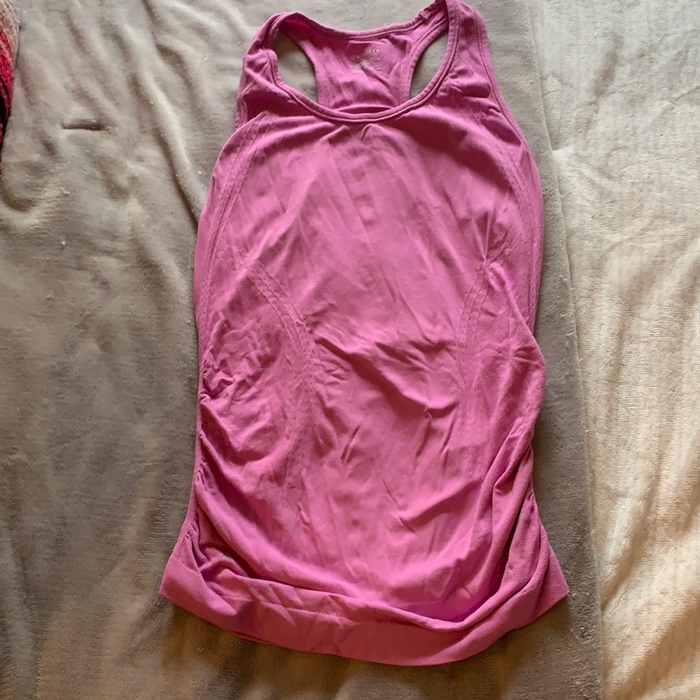 Pink athleta workout tank top